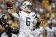 PITTSBURGH, PA - SEPTEMBER 16: Mark Sanchez #6 of the New York Jets drops back to pass against the Pittsburgh Steelers during the game on September 16, 2012 at Heinz Field in Pittsburgh, Pennsylvania. The Steelers defeated the Jets 27-10. (Photo by Justin K. Aller/Getty Images)
