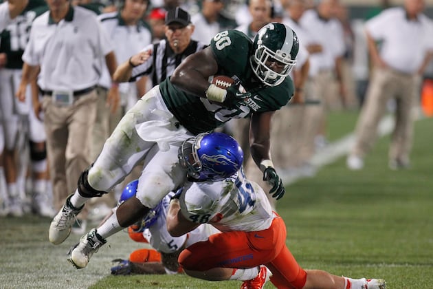 Michigan State Leading Receiver Dion Sims Leaves Indiana Game
