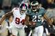 PHILADELPHIA, PA - SEPTEMBER 30: Running back LeSean McCoy #25 of the Philadelphia Eagles runs against the New York Giants at Lincoln Financial Field on September 30, 2012 in Philadelphia, Pennsylvania. (Photo by Alex Trautwig/Getty Images)