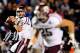 OXFORD, MS - OCTOBER 06: Johnny Manziel #2 of the Texas A&M Aggies drops back to pass against the Ole Miss Rebels during a game at Vaught-Hemingway Stadium on October 6, 2012 in Oxford, Mississippi. (Photo by Stacy Revere/Getty Images)