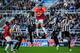 NEWCASTLE UPON TYNE, ENGLAND - OCTOBER 07: Man United player Jonny Evans scores the first goal the Barclays Premier league game between Newcastle United and Manchester United at Sports Direct Arena on October 7, 2012 in Newcastle upon Tyne, England. (Photo by Stu Forster/Getty Images)