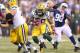 INDIANAPOLIS, IN - OCTOBER 07: Alex Green #20 of the Green Bay Packers runs with the ball during the NFL game against the Indianapolis Colts at Lucas Oil Stadium on October 7, 2012 in Indianapolis, Indiana. (Photo by Andy Lyons/Getty Images)