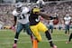 PITTSBURGH, PA - OCTOBER 07: Rashard Mendenhall #34 of the Pittsburgh Steelers rushes for a first half touchdown against the Philadelphia Eagles during the game on October 7, 2012 at Heinz Field in Pittsburgh, Pennsylvania. (Photo by Justin K. Aller/Getty Images)