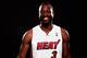 MIAMI, FL - SEPTEMBER 28: Dwyane Wade #3 of the Miami Heat poses during media day at the American Airlines Arena on September 28, 2012 in Miami, Florida. (Photo by Chris Trotman/Getty Images)