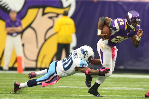 Minnesota Vikings: Twisted Ankle Left Adrian Peterson 'out of Whack'