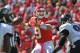 KANSAS CITY, MO - OCTOBER 07: Quarterback Brady Quinn #9 of the Kansas City Chiefs drops back to pass against the Baltimore Ravens during the fourth quarter on October 7, 2012 at Arrowhead Stadium in Kansas City, Missouri. Baltimore defeated Kansas City 9-6. (Photo by Peter Aiken/Getty Images)