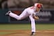 ANAHEIM, CA - SEPTEMBER 25: Zack Greinke #23 of the Los Angeles Angels of Anaheim pitches against the Seattle Mariners at Angel Stadium of Anaheim on September 25, 2012 in Anaheim, California. (Photo by Jeff Gross/Getty Images)