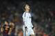 BARCELONA, SPAIN - OCTOBER 07: Cristiano Ronaldo of Real Madrid reacts during the la Liga match between FC Barcelona and Real Madrid at the Camp Nou stadium on October 7, 2012 in Barcelona, Spain. (Photo by Jasper Juinen/Getty Images)