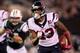 EAST RUTHERFORD, NJ - OCTOBER 08: Arian Foster #23 of the Houston Texans runs for a 13-yard touchdown in the second quarter against the New York Jets at MetLife Stadium on October 8, 2012 in East Rutherford, New Jersey. (Photo by Alex Trautwig/Getty Images)