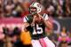 EAST RUTHERFORD, NJ - OCTOBER 08: Tim Tebow #15 of the New York Jets looks to pass in the first half against the Houston Texans at MetLife Stadium on October 8, 2012 in East Rutherford, New Jersey. (Photo by Alex Trautwig/Getty Images)