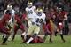 STANFORD, CA - NOVEMBER 26: Cierre Wood #20 of the Notre Dame Fighting Irish in action against the Stanford Cardinal at Stanford Stadium on November 26, 2011 in Stanford, California. (Photo by Ezra Shaw/Getty Images)