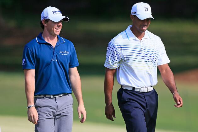 McIlroy and Woods Lose on First Day of World Golf Final