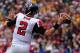 LANDOVER, MD - OCTOBER 07: Quarterback Matt Ryan #2 of the Atlanta Falcons throws against the Washington Redskins in the third quarter at FedExField on October 7, 2012 in Landover, Maryland. The Atlanta Falcons won, 24-17. (Photo by Patrick Smith/Getty Images)