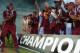 COLOMBO, SRI LANKA - OCTOBER 07: Chris Gayle of the West Indies celebrates after winning the ICC World Twenty20 2012 Final between Sri Lanka and the West Indies at R. Premadasa Stadium on October 7, 2012 in Colombo, Sri Lanka. (Photo by Gareth Copley/Getty Images)