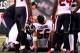 EAST RUTHERFORD, NJ - OCTOBER 08: Brian Cushing #56 of the Houston Texans is tended to after he was injured against the New York Jets at MetLife Stadium on October 8, 2012 in East Rutherford, New Jersey. (Photo by Alex Trautwig/Getty Images)