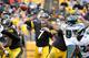 PITTSBURGH, PA - OCTOBER 07: Ben Roethlisberger #7 of the Pittsburgh Steelers throws a pass during the game against the Philadelphia Eagles on October 7, 2012 at Heinz Field in Pittsburgh, Pennsylvania. (Photo by Joe Sargent/Getty Images)