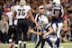 NEW ORLEANS, LA - OCTOBER 07: Philip Rivers #17 of the San Diego Chargers reacts in front of teammate Jared Gaither #78 after being sacked by Will Smith #91 of the New Orleans Saints during the second quarter at Mercedes-Benz Superdome on October 7, 2012 in New Orleans, Louisiana. (Photo by Harry How/Getty Images)