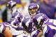 MINNEAPOLIS, MN - OCTOBER 7: Christian Ponder #7 of the Minnesota Vikings looks for a receiver before the snap against the Tennessee Titans at the Hubert H. Humphrey Metrodome on October 7, 2012 in Minneapolis, Minnesota. (Photo by Adam Bettcher/Getty Images)