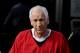 BELLEFONTE, PA - OCTOBER 09: Former Penn State assistant football coach Jerry Sandusky leaves the Centre County Courthouse after being sentenced in his child sex abuse case on October 9, 2012 in Bellefonte, Pennsylvania. The 68-year-old Sandusky was sentenced to at least 30 years and not more that 60 years in prison for his conviction in June on 45 counts of child sexual abuse, including while he was the defensive coordinator for the Penn State college football team. (Photo by Patrick Smith/Getty Images)