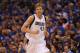 DALLAS, TX - MAY 03: Dirk Nowitzki #41 of the Dallas Mavericks during Game Three of the Western Conference Quarterfinal at American Airlines Center on May 3, 2012 in Dallas, Texas. NOTE TO USER: User expressly acknowledges and agrees that, by downloading and or using this photograph, User is consenting to the terms and conditions of the Getty Images License Agreement. (Photo by Ronald Martinez/Getty Images)