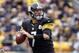 PITTSBURGH, PA - OCTOBER 07: Ben Roethlisberger #7 of the Pittsburgh Steelers drops back to pass against the Philadelphia Eagles during the game on October 7, 2012 at Heinz Field in Pittsburgh, Pennsylvania. (Photo by Justin K. Aller/Getty Images)