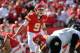 Oct 7, 2012; Kansas City, MO, USA; Kansas City Chiefs quarterback Brady Quinn (9) under center against the Baltimore Ravens in the second half at Arrowhead Stadium. Baltimore won the game 9-6. Mandatory Credit: John Rieger-US PRESSWIRE