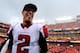 LANDOVER, MD - OCTOBER 07: Quarterback Matt Ryan #2 of the Atlanta Falcons walks off the field after defeating the Washington Redskins at FedExField on October 7, 2012 in Landover, Maryland. (Photo by Patrick Smith/Getty Images)