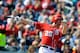 WASHINGTON, DC - SEPTEMBER 22: Adam LaRoche #25 of the Washington Nationals hits a RBI double scoring Bryce Harper #34 in the third inning against the Milwaukee Brewers at Nationals Park on September 22, 2012 in Washington, DC. (Photo by Patrick McDermott/Getty Images)