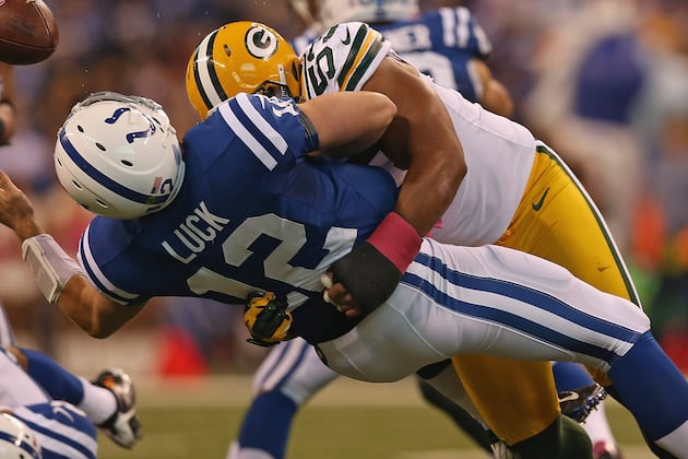 Packers LB Nick Perry Fined $15K for Hit on QB Andrew Luck