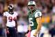 EAST RUTHERFORD, NJ - OCTOBER 08: Tim Tebow #15 of the New York Jets reaxcts after he ran for a first down in the secon dhalf against the Houston Texans at MetLife Stadium on October 8, 2012 in East Rutherford, New Jersey. (Photo by Al Bello/Getty Images)