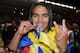 MONACO - AUGUST 31: Falcao of Atletico Madrid celebrates following the UEFA Super Cup match between Chelsea and Atletico Madrid at Louis II Stadium on August 31, 2012 in Monaco, Monaco. (Photo by Chris Brunskill/Getty Images)