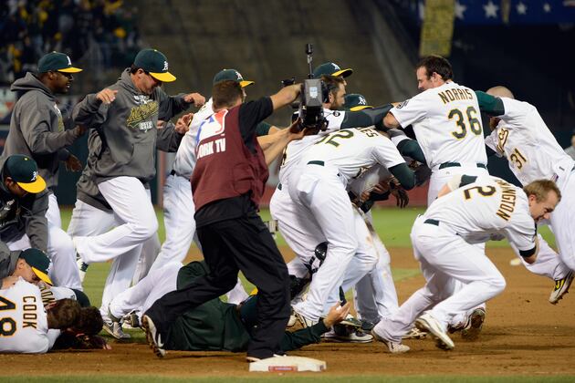 Oakland Athletics Force ALDS Game 5 in Explosive Coliseum Atmosphere