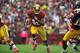 LANDOVER, MD - OCTOBER 7: Alfred Morris #46 of the Washington Redskins runs the ball against the Atlanta Falcons at FedExField on October 7, 2012 in Landover, Maryland. The Falcons defeated the Redskins 24-17. (Photo by Larry French/Getty Images)