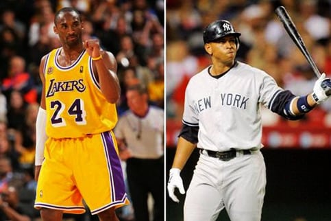 Kobe Bryant Is Obviously Irate over Alex Rodriguez Being Pulled for Raul Ibanez