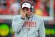 LINCOLN, NE - OCTOBER 29: Nebraska Cornhuskers coach Bo Pelini reacts during their game against the Michigan State Spartans at Memorial Stadium October 29, 2011 in Lincoln, Nebraska. Nebraska defeated Michigan State 24-3. (Photo by Eric Francis/Getty Images)