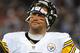 NASHVILLE, TN - OCTOBER 11: Quarterback Ben Roethlisberger #7 of the Pittsburgh Steelers waits for a replay ruling against the Tennessee Titans in a Thursday Night Football game October 11, 2012 at LP Field in Nashville, Tennessee. (Photo by Al Messerschmidt/Getty Images)