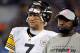 NASHVILLE, TN - OCTOBER 11: Quarterback Ben Roethlisberger #7 and head coach Mike Tomlin of the Pittsburgh Steelers react to a play against the Tennessee Titans at LP Field on October 11, 2012 in Nashville, Tennessee. (Photo by Frederick Breedon/Getty Images)