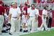 TUSCALOOSA, AL - SEPTEMBER 22: Head coach Nick Saban of the Alabama Crimson Tide paces the sideline while playing against the Florida Atlantic Owls on September 22, 2012 at Bryant-Denny Stadium in Tuscaloosa, Alabama. Alabama defeated Florida Atlantic 40-7. (Photo by Michael Chang/Getty Images)