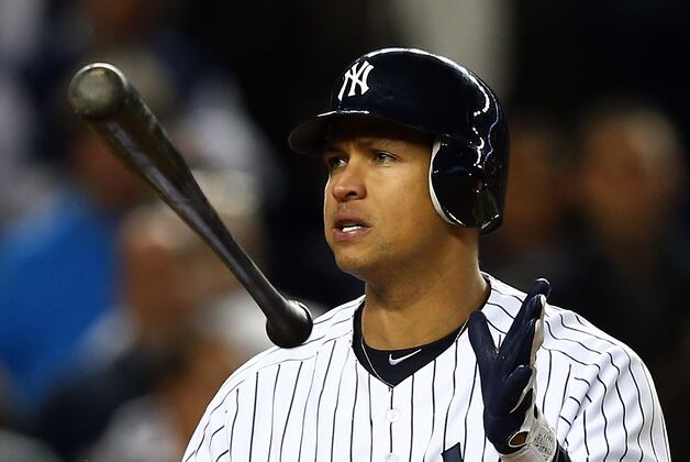 A-Rod not in the lineup