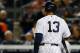 NEW YORK, NY - OCTOBER 10: Alex Rodriguez #13 of the New York Yankees looks on after striking out against the Baltimore Orioles during Game Three of the American League Division Series at Yankee Stadium on October 10, 2012 in the Bronx borough of New York City. (Photo by Elsa/Getty Images)
