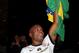 LAS VEGAS, NV - JULY 7: Anderson Silva reacts to the crowd during UFC 148 inside MGM Grand Garden Arena on July 7, 2012 in Las Vegas, Nevada. (Photo by Jeff Bottari/Zuffa LLC via Getty Images)