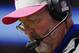 Coach Chan Gailey looking into the compass.