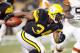 December 8, 2011; Pittsburgh,PA, USA: Pittsburgh Steelers running back Rashard Mendenhall (34) carries the ball against the Cleveland Browns during the third quarter at Heinz Field. The Steelers won 14-3. Mandatory Credit: Charles LeClaire-USPRESSWIRE