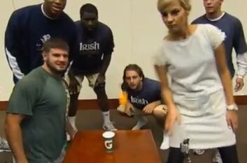 Notre Dame's “Trick Shot Monday” Hits GameDay and Is Really, Really Cool