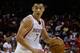HOUSTON, TX - OCTOBER 12: Jeremy Lin #7 of the Houston Rockets take the ball downcourt during the game against the New Orleans Hornets at the Toyota Center on October 12, 2012 in Houston, Texas. NOTE TO USER: User expressly acknowledges and agrees that, by downloading and or using this photograph, User is consenting to the terms and conditions of the Getty Images License Agreement. (Photo by Scott Halleran/Getty Images)