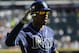 CHICAGO, IL - SEPTEMBER 30: B.J. Upton #2 of the Tampa Bay Rays after hitting a two-run homer against the Chicago White Sox in the first inning on September 30, 2012 at U.S. Cellular Field in Chicago, Illinois. (Photo by David Banks/Getty Images)