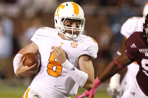 Tennessee QB Tyler Bray: 'We Got Some Bandwagon Fans'