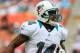 MIAMI GARDENS, FL - SEPTEMBER 16: Marlon Moore #14 of the Miami Dolphins in action against the Oakland Raiders at Sun Life Stadium on September 16, 2012 in Miami Gardens, Florida. (Photo by Chris Trotman/Getty Images)