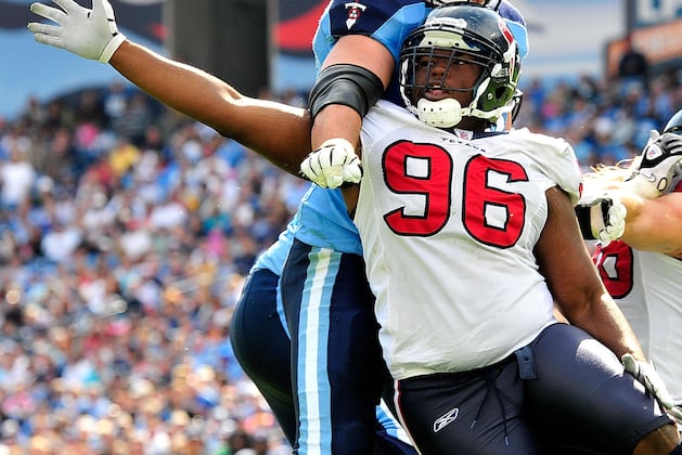 Texans DE Tim Jamison out with Achilles Injury
