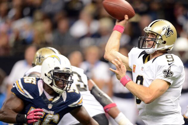 Chargers Melvin Ingram Receives Fine for Hit on Saints Drew Brees